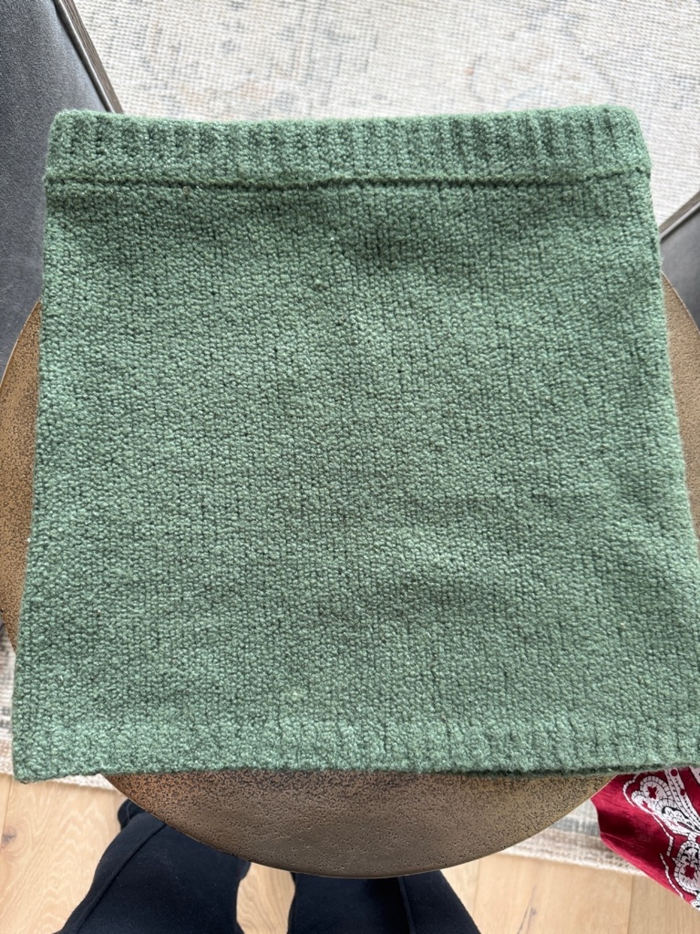 Sold Out Olive Strapless Knit Tube Top - Picture 5 of 7